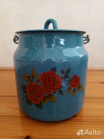 Бидон эмалированный СССР новый
