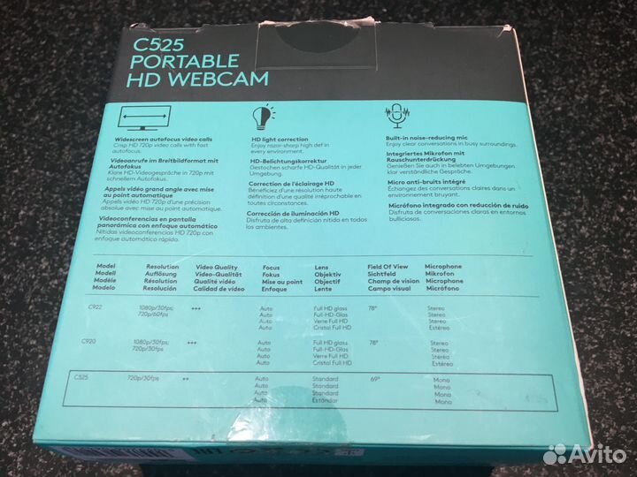 Веб-камера Logitech HD Webcam C525