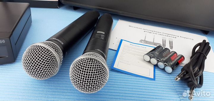 Профессиональная радиосистема Shure 2 микрофона