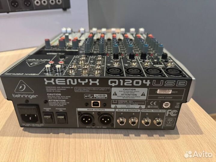 Микшерный пульт Behringer Xenyx Q1204usb Чек от: 0