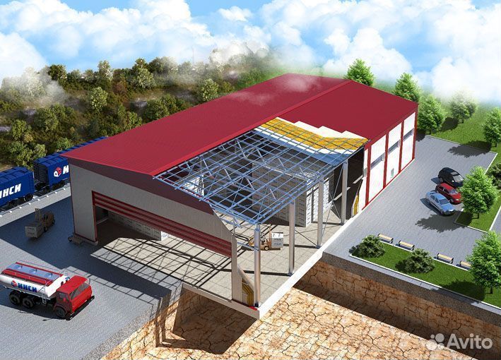 Ангары сто магазины