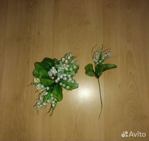 Букет из пионов и ландышей искусственных