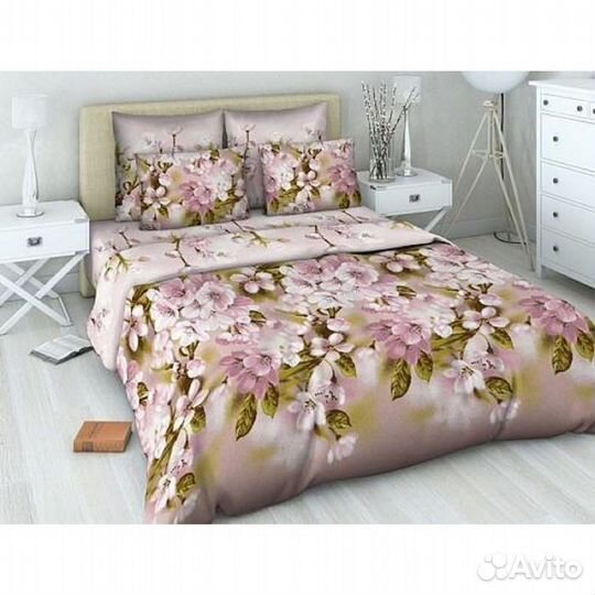 Постельное бельё евро «Василиса» Японское утро 200
