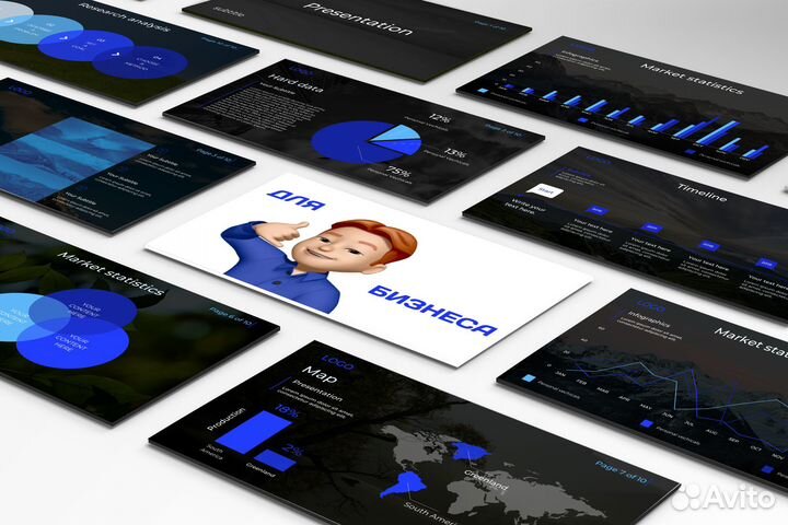 Создание презентаций Keynote, PowerPoint, Canva