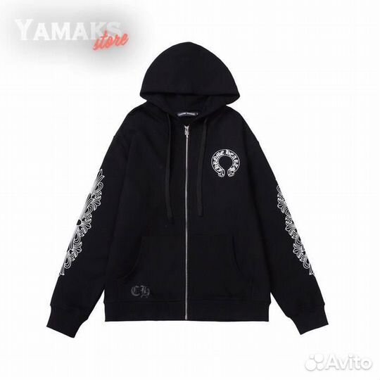 Зип худи Chrome Hearts все размеры