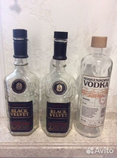 Бутылки, коробки, тубы от элитного алкоголя