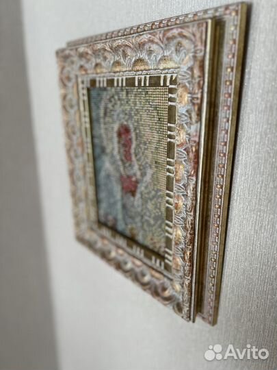 Икона богоматерь матовый пластик