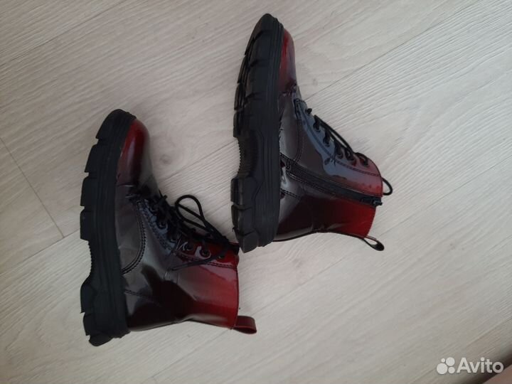 Ботинки для девочки на флисе 33