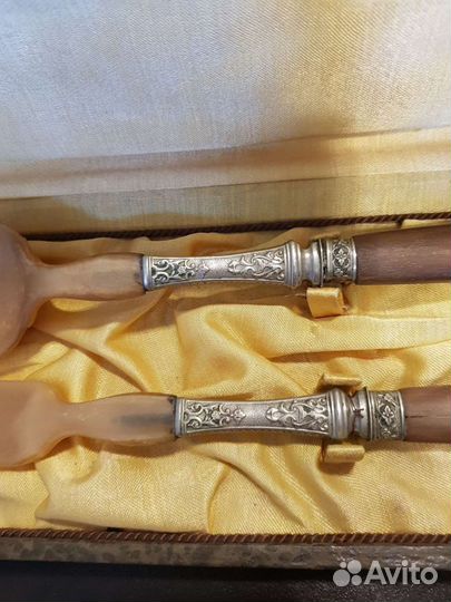 Коллекционный набор,ложка,вилка. 19 век