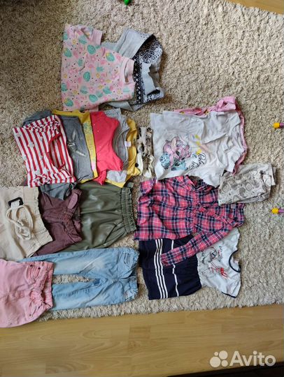 Вещи для девочки пакетом 116-128