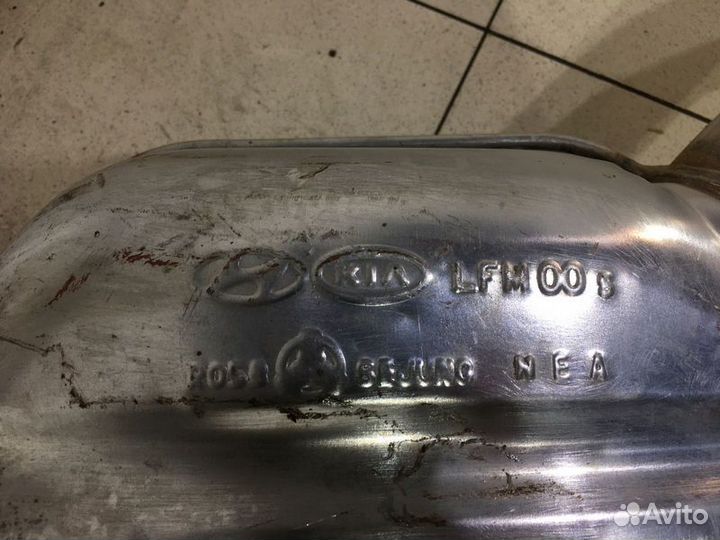 Задняя банка глушителя Киа