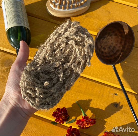 Мочалки из джута