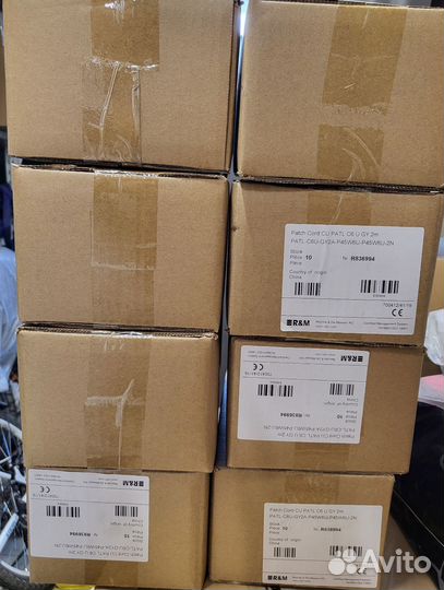 Патч корд. Лот 8 коробок