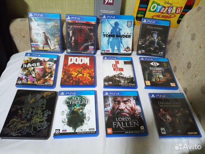 6 игр на PlayStation 4