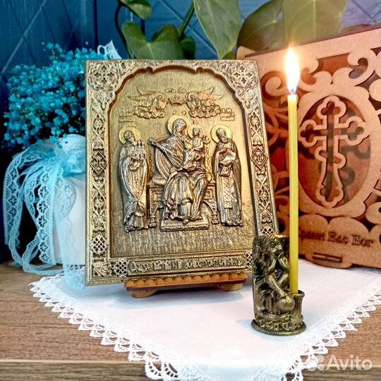 Икона Экономисса (Домостроительница) подарочный ко