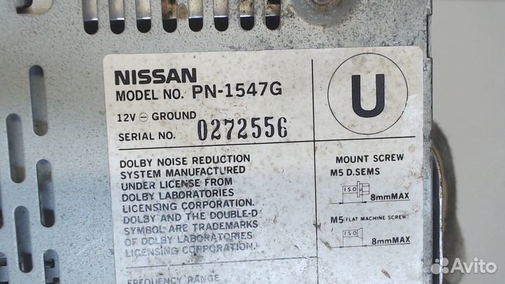 Магнитола Nissan Elgrand, 2000