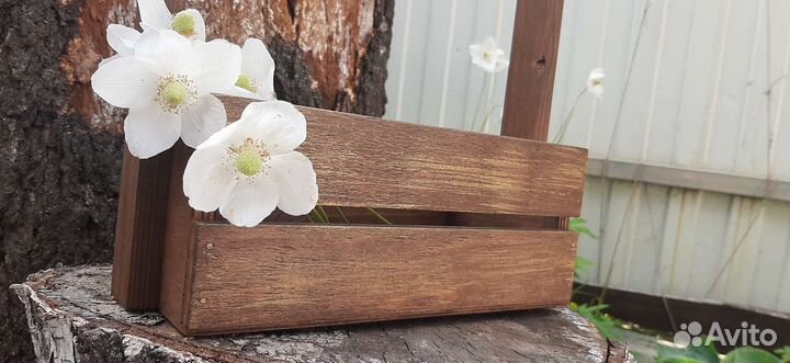 Ящик деревянный подарочный