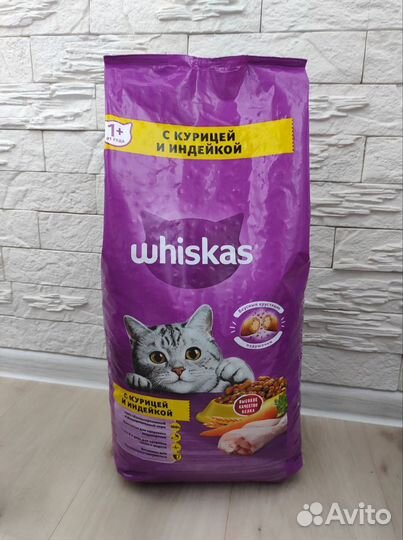 Сухой корм вискас для кошек Whiskas 5кг