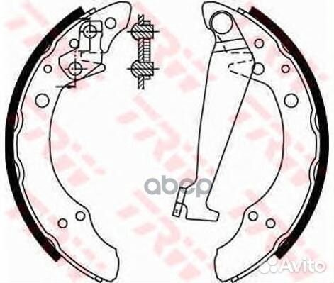 Колодки тормозные барабанные зад VW polo Sa