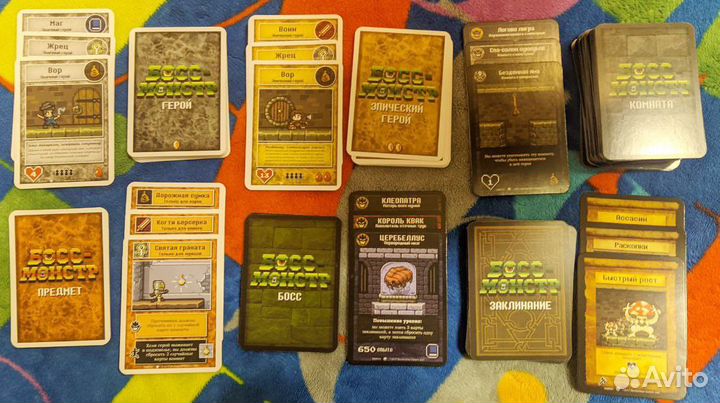 Настольная игра Босс-монстр (с дополнением)