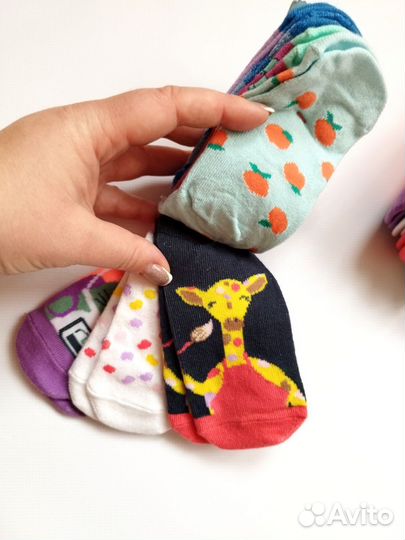 Cat & Jack Носки укороченные для девочки 27-30