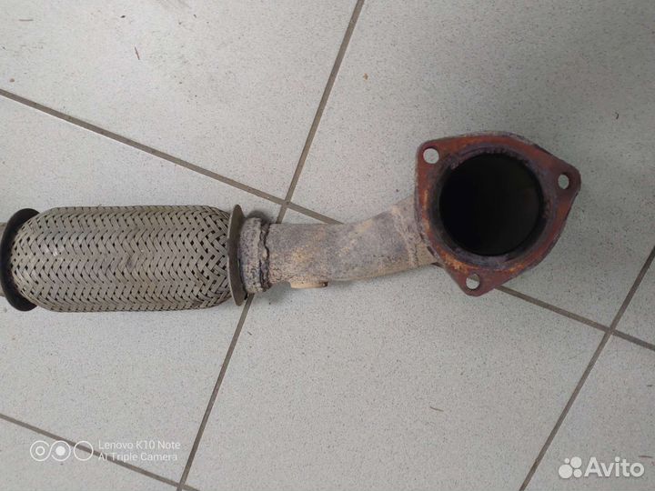 Приемная труба chevrolet lanos