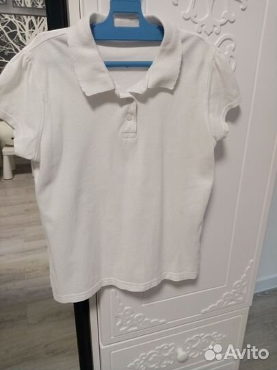 4 школьные поло тенниска рубашка футболка