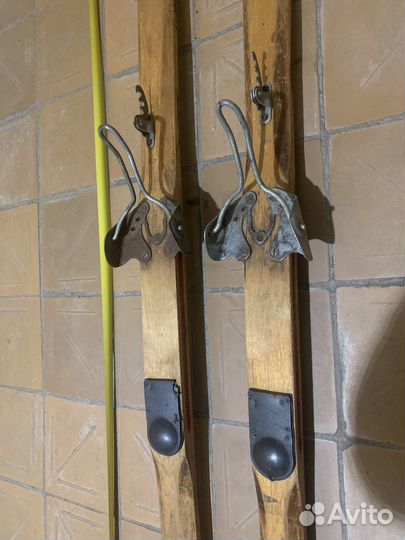 Беговые лыжи деревянные винтаж СССР 190 см