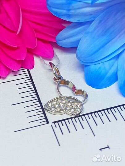 Подвеска с природным камнем Золото