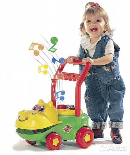 Каталка ходунки толокар Полесье Бегемот