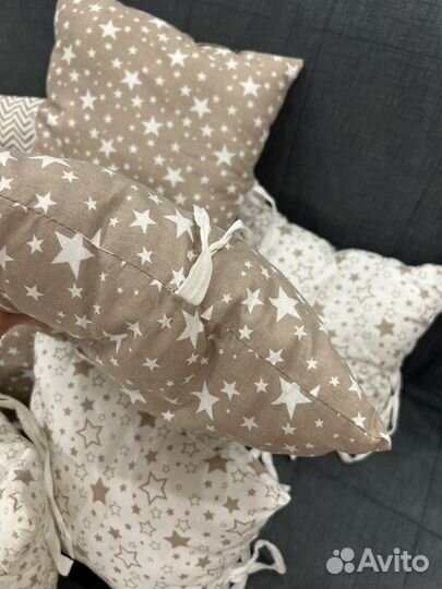 Подушки бортики 13 шт и одеяло комплект