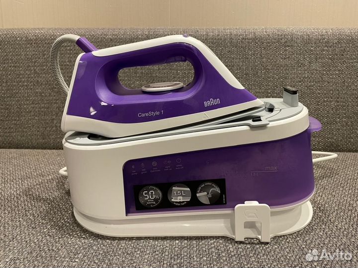 Парогенератор Braun IS1014VI, белый / фиолетовый