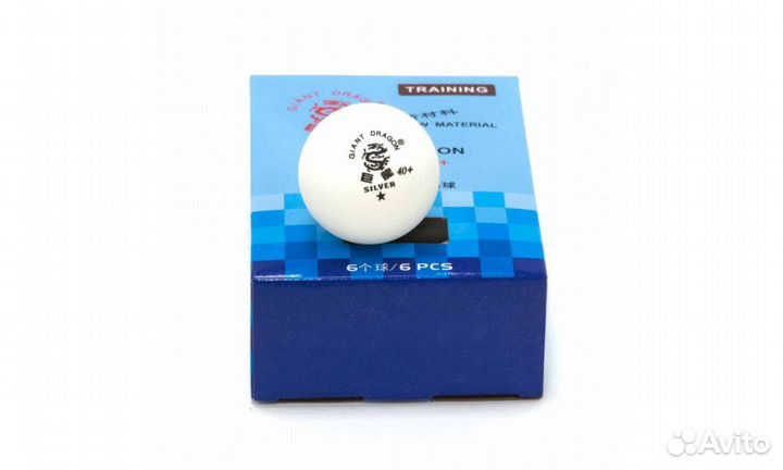 Мячи Giant Dragon Training Silver 1* New (6 шт