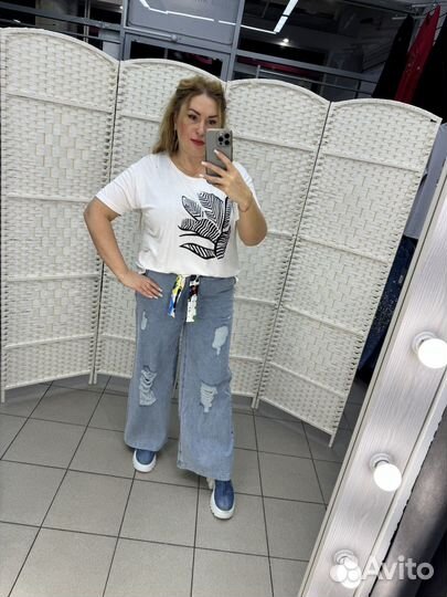 Джинсы рваные турция 48-56