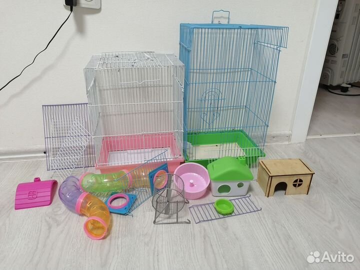 Клетка для грызунов с аксессуарами