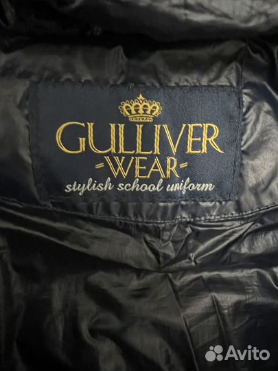 Пальто для девочки gulliver 134