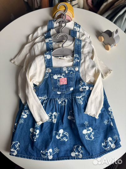 Джинсовый Сарафан H&M 68,74,80,86,92