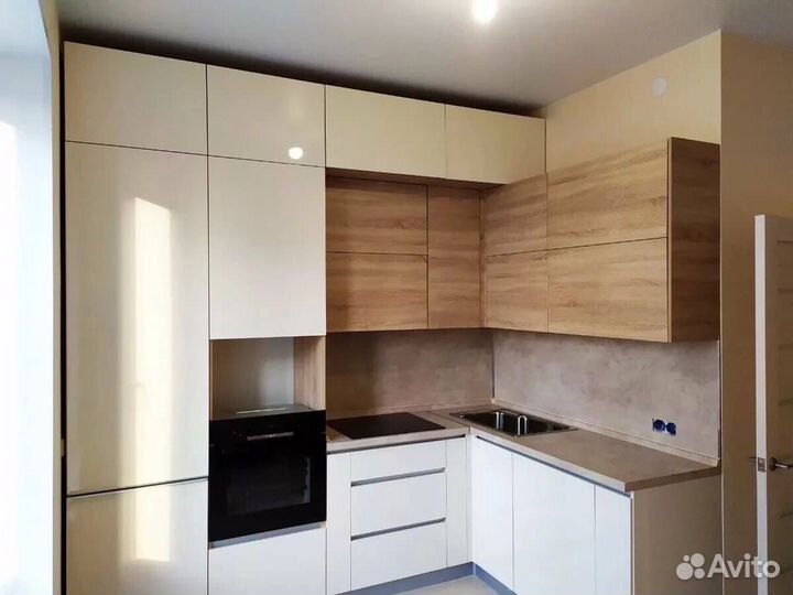 Цветные кухни на заказ под ключ