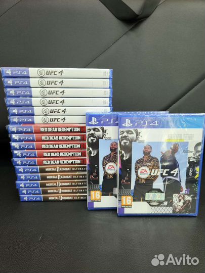 Игры оптом PS4 RDR2 - Новый - Лот 13шт