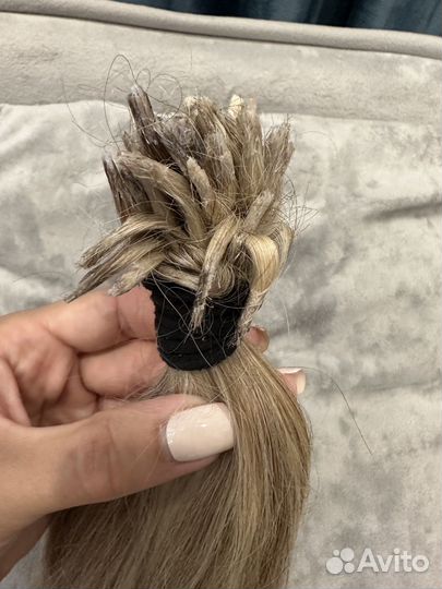 Волосы для наращивания б/у 38см, 60 грамм