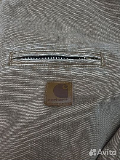 Джинсовая Куртка Carhartt Бежевая