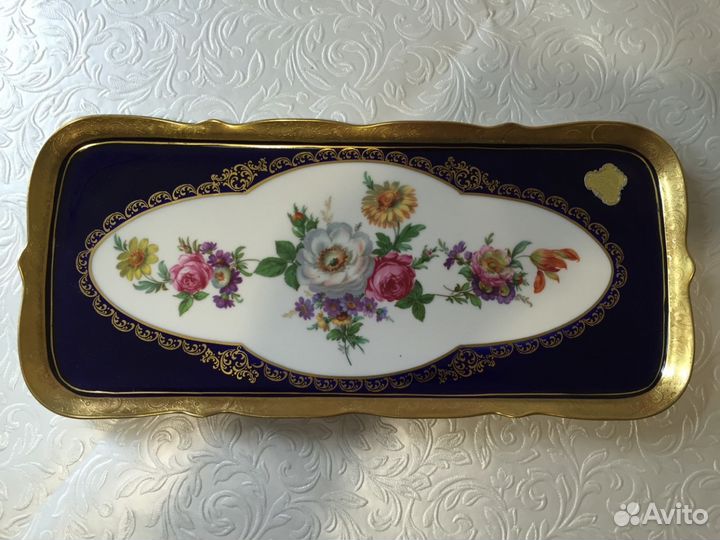 Lindner фарфор, поднос, блюдо