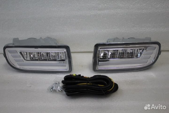 Land Cruiser 100 LED Туманки диодные дхо E5AX1