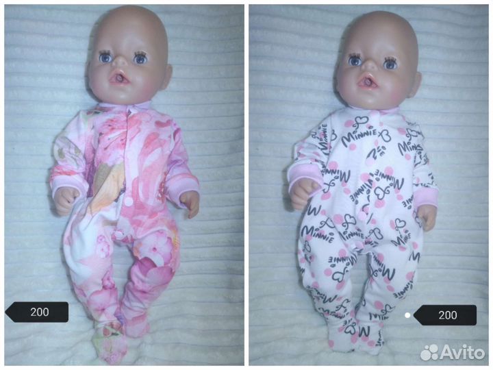 Слипы, комбинезоны на кукол