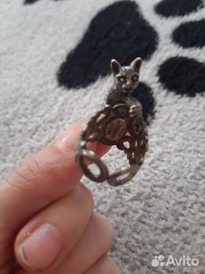 Серебряное кольцо женское СССР