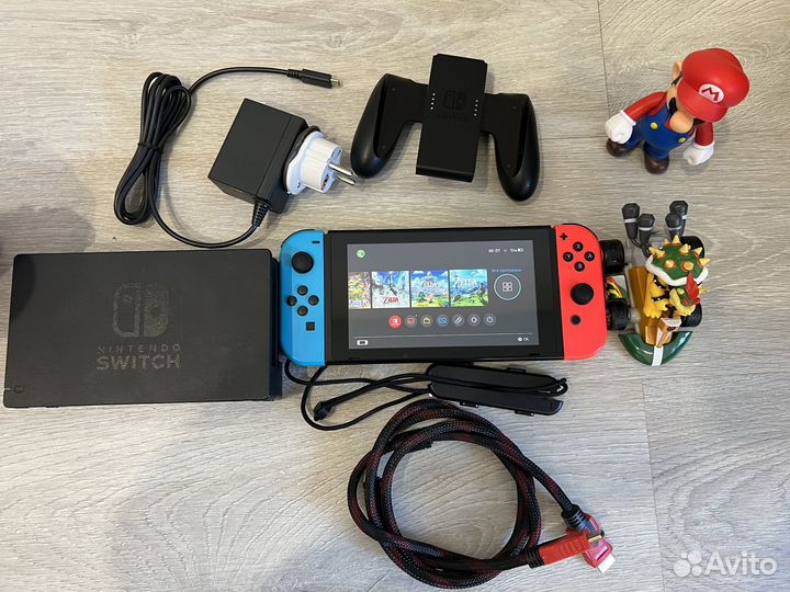 Nintendo Switch Прошитый (Чип ) 19 игр