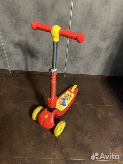 Самокат детский трехколесный бу