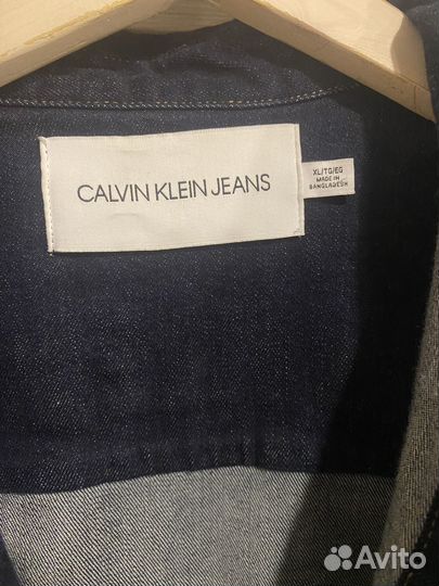 Куртка джинсовая calvin klein унисекс