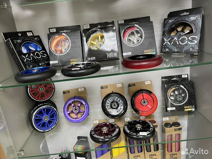 Запчасти и детали для трюковых самокатов (новые)