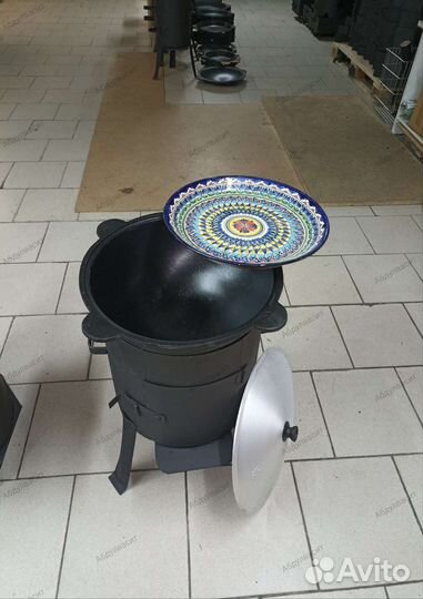 Чугунный Казан Комплект с Печью